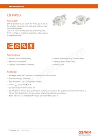 LB P4SG-S2T1-34-1-20-R18F-Z-DL Datasheet Cover