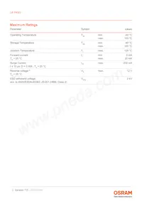 LB P4SG-S2T1-34-1-20-R18F-Z-DL Datasheet Pagina 3