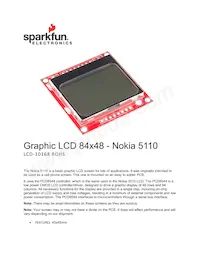 LCD-10168 Datenblatt Cover