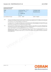 LE A P2W-SYTX-23-0-F00-T01 Datasheet Page 2