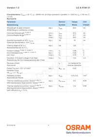 LE A P3W 01-TXTY-3-0-F00-T01-LM Datasheet Pagina 4