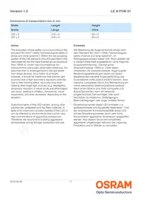 LE A P3W 01-TXTY-3-0-F00-T01-LM Datasheet Page 17