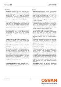 LE A P3W 01-TXTY-3-0-F00-T01-LM Datasheet Page 19