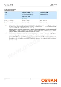 LE B P1W-EYFY-24-0-F00-T01 Datasheet Pagina 2