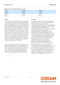 LE B P1W-EYFY-24-0-F00-T01 Datasheet Pagina 18