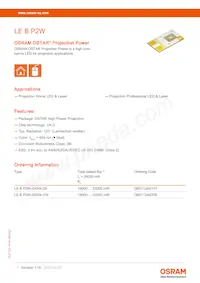 LE B P2W-GXHX-24-0-F00-T01 Datenblatt Cover