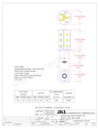 LE-BA15S2.5-12CW Datasheet Copertura