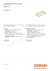 LE CG P1A-6T5U-A Datasheet Cover