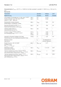 LE CG P1A-6T5U-A Datasheet Pagina 4