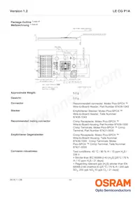 LE CG P1A-6T5U-A Datasheet Page 14
