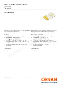 LE CG P3A 01-6V6W-1 Datasheet Cover