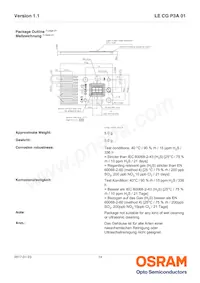 LE CG P3A 01-6V6W-1 Datasheet Pagina 14