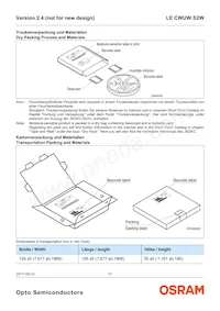 LE CWUW S2W-LZMX-CHCL+NXNY-UW Datasheet Pagina 17