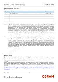 LE CWUW S2W-LZMX-CHCL+NXNY-UW 데이터 시트 페이지 18