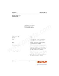 LE UW D1W1 01-5L6M-GMKM-T01 Datasheet Page 12