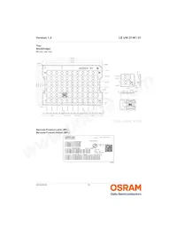 LE UW D1W1 01-5L6M-GMKM-T01 Datasheet Pagina 13