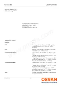 LE UW U1A5 05-7Q8Q-EBXD68-T05 Datasheet Page 13