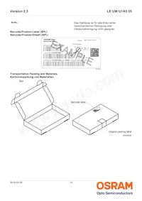 LE UW U1A5 05-7Q8Q-EBXD68-T05 Datasheet Page 14