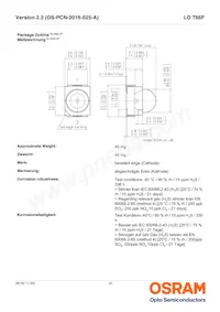 LO T66F-BABB-23-1-20-R33-Z-XX Datasheet Page 12