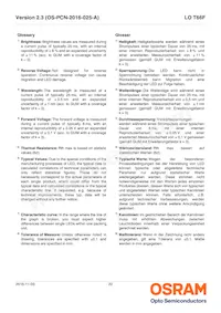 LO T66F-BABB-23-1-20-R33-Z-XX Datasheet Page 22