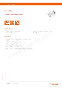 LP T770-H1J2-1-0-10-R18-Z-BP Datasheet Cover