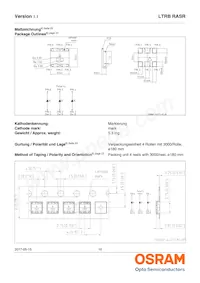 LTRBRASR-5B5C-0112-0-0-R18-ZP 데이터 시트 페이지 16