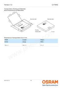 LV T64G-DAEA-25-1-20-R33-Z數據表 頁面 20