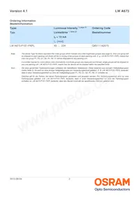 LW A673-P1S1-FK0PM0-1-10-R33-Z Datasheet Page 2