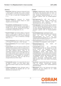 LW L28G-S2T2-4K5L-1-10-R18-Z Datasheet Pagina 22