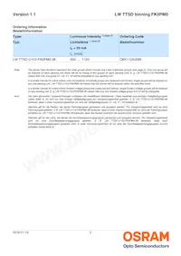 LW TTSD-U1V2-FK0PM0-36 Datasheet Page 2