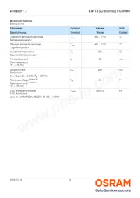 LW TTSD-U1V2-FK0PM0-36 Datasheet Page 3