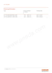 LW TVSG.BB-AZBY-JC-1-20-R18-Z-PRE Datasheet Page 2