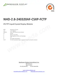NHD-2.8-240320AF-CSXP-FCTP數據表 封面