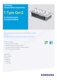 SL-PGQ2W53MBWW Datasheet Cover