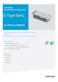 SL-PGR2V47MBWW Datasheet Cover