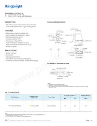WP7104ALUP/2GD-0L Datasheet Cover