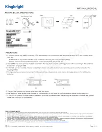 WP7104ALUP/2GD-0L Datasheet Page 4