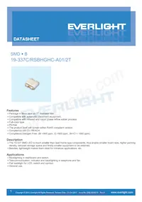 19-337C/RSBHGHC-A01/2T Datasheet Cover