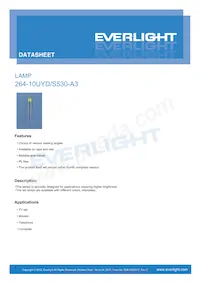 264-10UYD/S530-A3 Datasheet Copertura