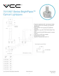 7511A87-500 데이터 시트 표지