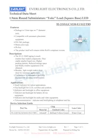 95-21SYGC/S530-E1/S12/TR9 Datasheet Cover