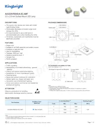 AA3528VRBXS/A-SC-AMT Datasheet Cover