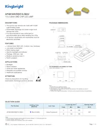 APHM1608VRBXF/A-5MAV Datasheet Cover