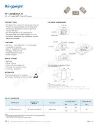 APTL3216SURCK-01 Datasheet Cover