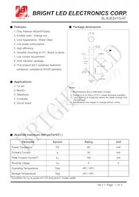 BL-BJE3V1G-AT Datasheet Cover