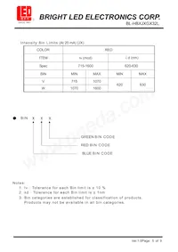 BL-HBXJXGX32L Datasheet Page 5