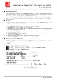 BL-HGEJE36H-TRB Datasheet Page 7
