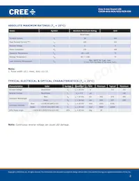 C503B-BCS-CW0Y0451-030 Datasheet Page 2