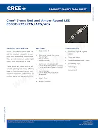 C503C-RCS-CYCZAAA1 Datasheet Cover