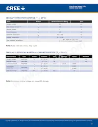 C503C-WAS-CBADB152 Datasheet Page 2
